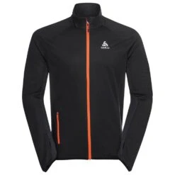 Veste De Trail Odlo Zeroweight Logic Black Exuberant Orange