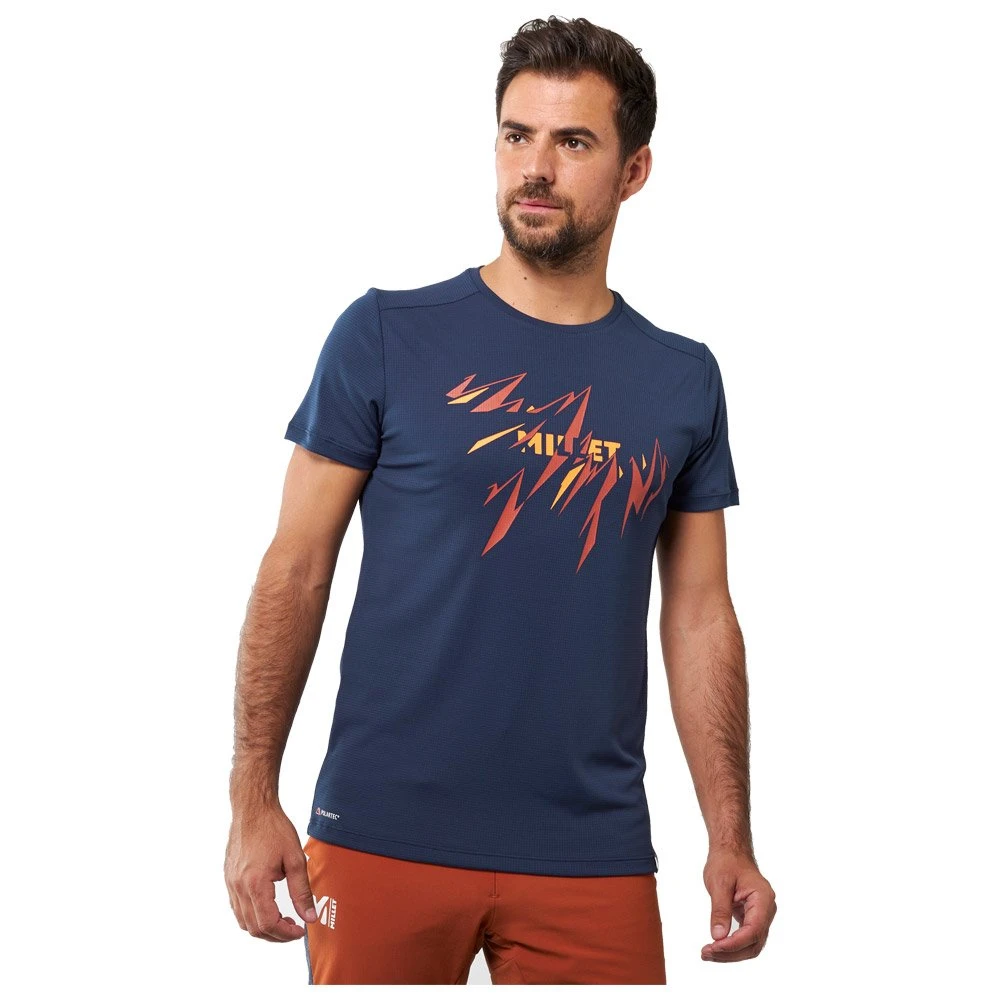 Tee-shirt De Rando Millet Rock Point S/S Saphir 2 Tee-shirt De Rando Millet Rock Point S/S Saphir – Image 2