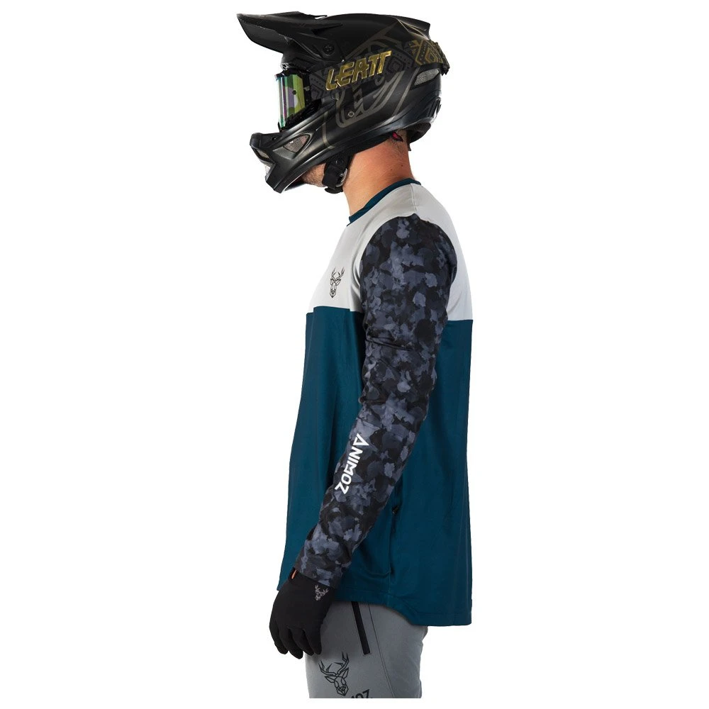 Maillot VTT Animoz Wild ML Blue 2 Maillot VTT Animoz Wild ML Blue – Image 2