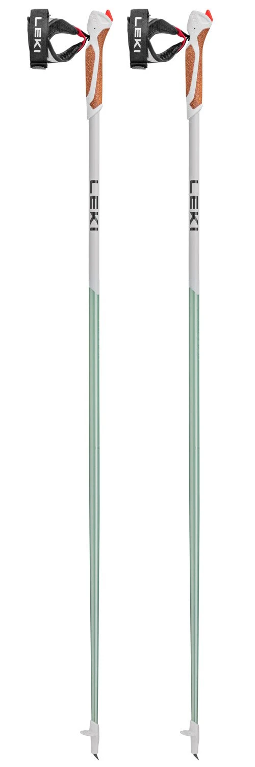 Bâton Leki Passion Smoke Green White Dark Anthracite 1 Bâton Leki Passion Smoke Green White Dark Anthracite