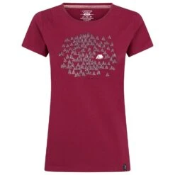 Tee-shirt D’escalade La Sportiva Forest T-Shirt W Red Plum