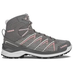 Chaussures De Randonnée Lowa Ferrox Pro Gtx Mid Ws Graphite Salmon