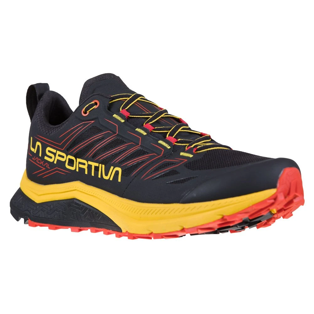 Chaussures De Trail La Sportiva Jackal Black Yellow 1 Chaussures De Trail La Sportiva Jackal Black Yellow