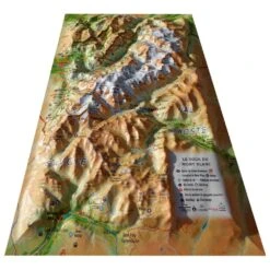 Carte 3D 3DMAP Le Tour Du Mont-Blanc