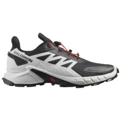 Chaussures De Trail Salomon Supercross 4 Black White Fiery Red