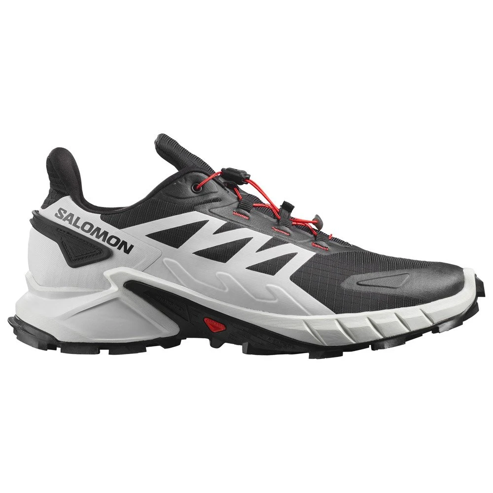Chaussures De Trail Salomon Supercross 4 Black White Fiery Red 1 Chaussures De Trail Salomon Supercross 4 Black White Fiery Red