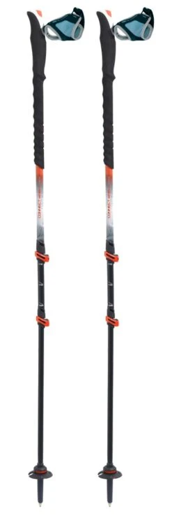 Bâton TSL Connect Carbon 3 Cross Twist Black Orange