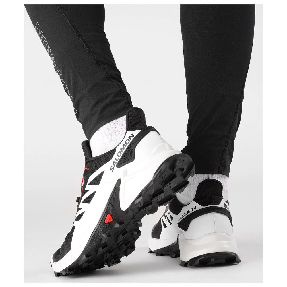 Chaussures De Trail Salomon Supercross 4 Black White Fiery Red 8 Chaussures De Trail Salomon Supercross 4 Black White Fiery Red – Image 8