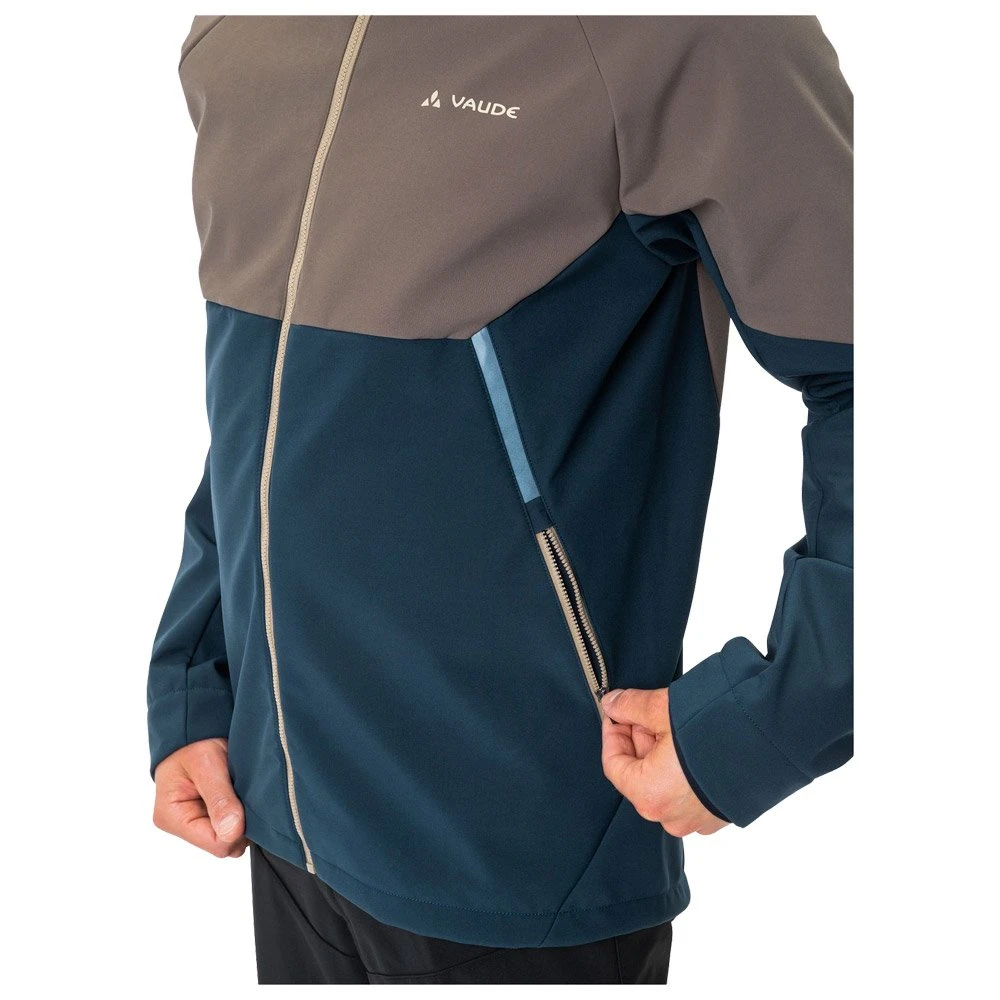 Veste VTT Vaude Men's Qimsa Softshell Jacket Coconut - Dark Sea 5 Veste VTT Vaude Men's Qimsa Softshell Jacket Coconut - Dark Sea – Image 5