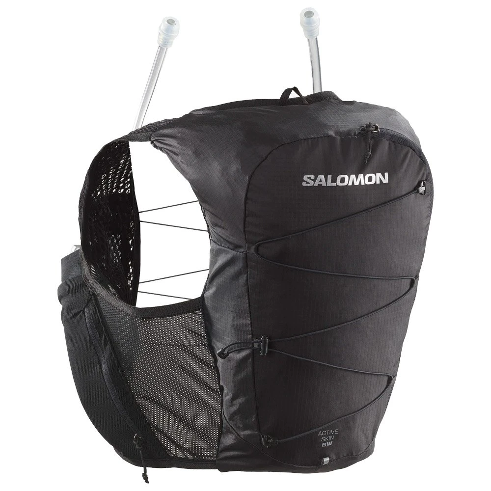 Gilet Trail Salomon Active Skin 8 Wmn With Flask Black Black 2 Gilet Trail Salomon Active Skin 8 Wmn With Flask Black Black – Image 2