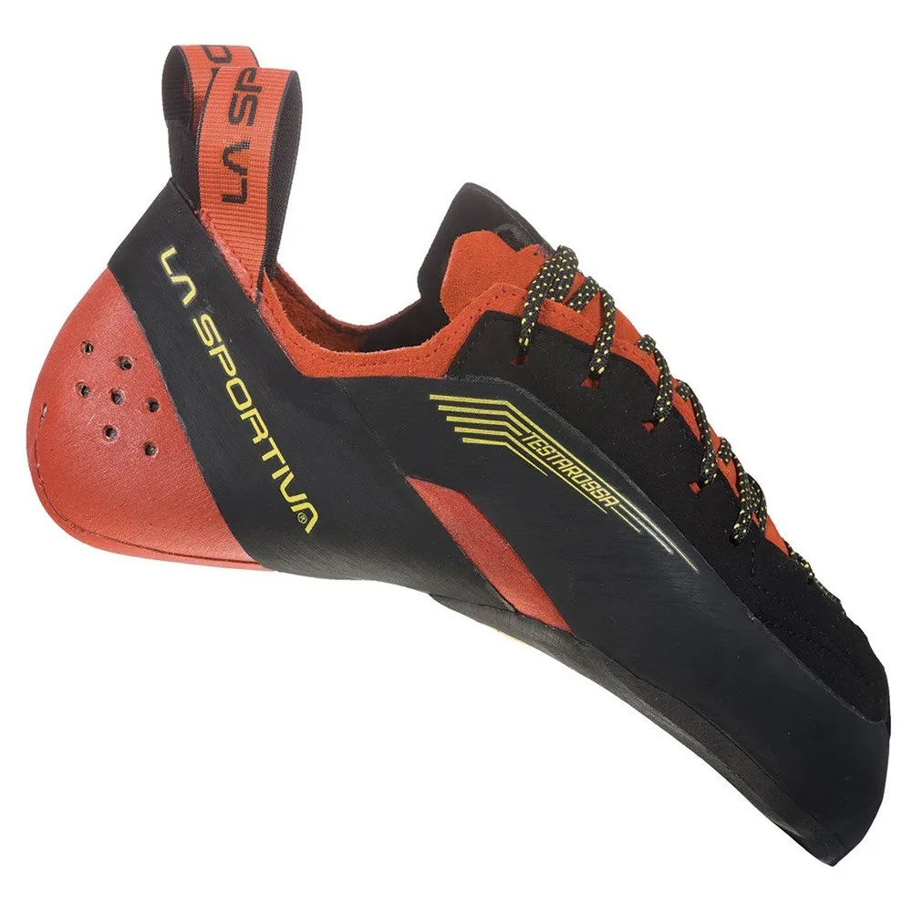 Chaussons D'escalade La Sportiva Testarossa Red Black 1 Chaussons D'escalade La Sportiva Testarossa Red Black