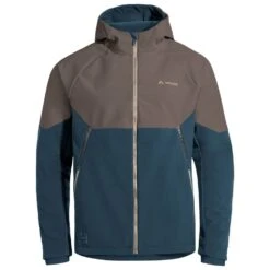 Veste VTT Vaude Men's Qimsa Softshell Jacket Coconut - Dark Sea