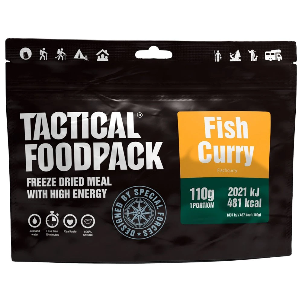 Repas Lyophilisé Tactical Foodpack Curry De Poisson 110g 1 Repas Lyophilisé Tactical Foodpack Curry De Poisson 110g