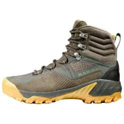 Chaussures De Randonnée Mammut Sapuen High Gtx Women Dark Tin-amber Green
