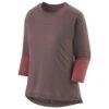 Maillot VTT Patagonia W's Merino 3/4 Sleeve Bike Jersey Dusky Brown